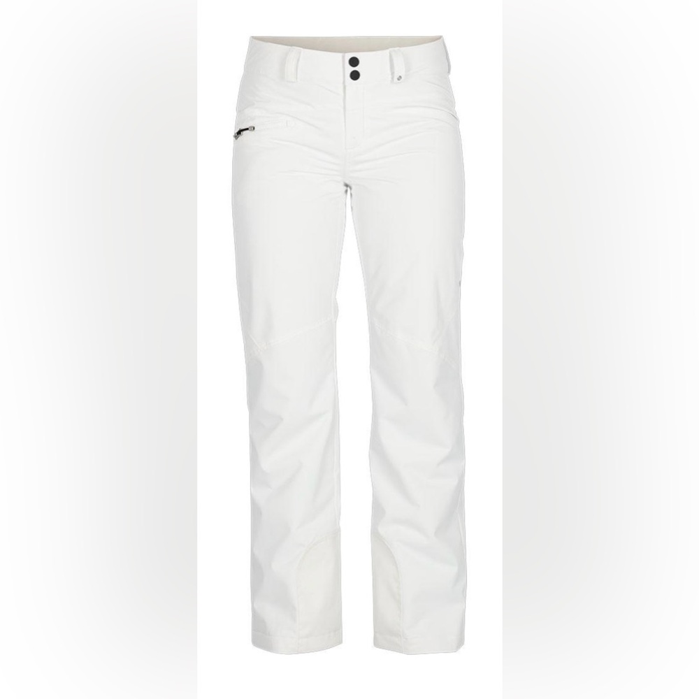 Obermeyer Malta ski snowboard pants white insulated skiing snowboarding 12 SHORT